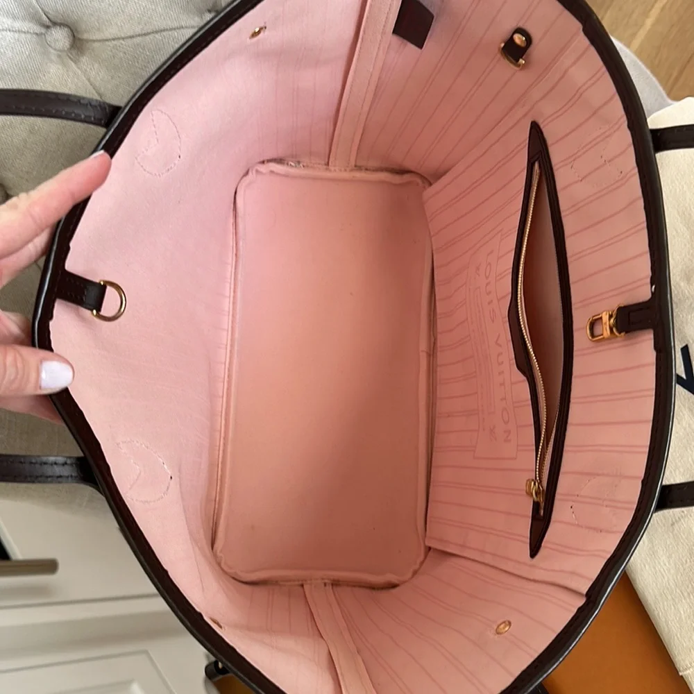 Louis Vuitton Neverfull MM pink lining - Picture 7 of 16